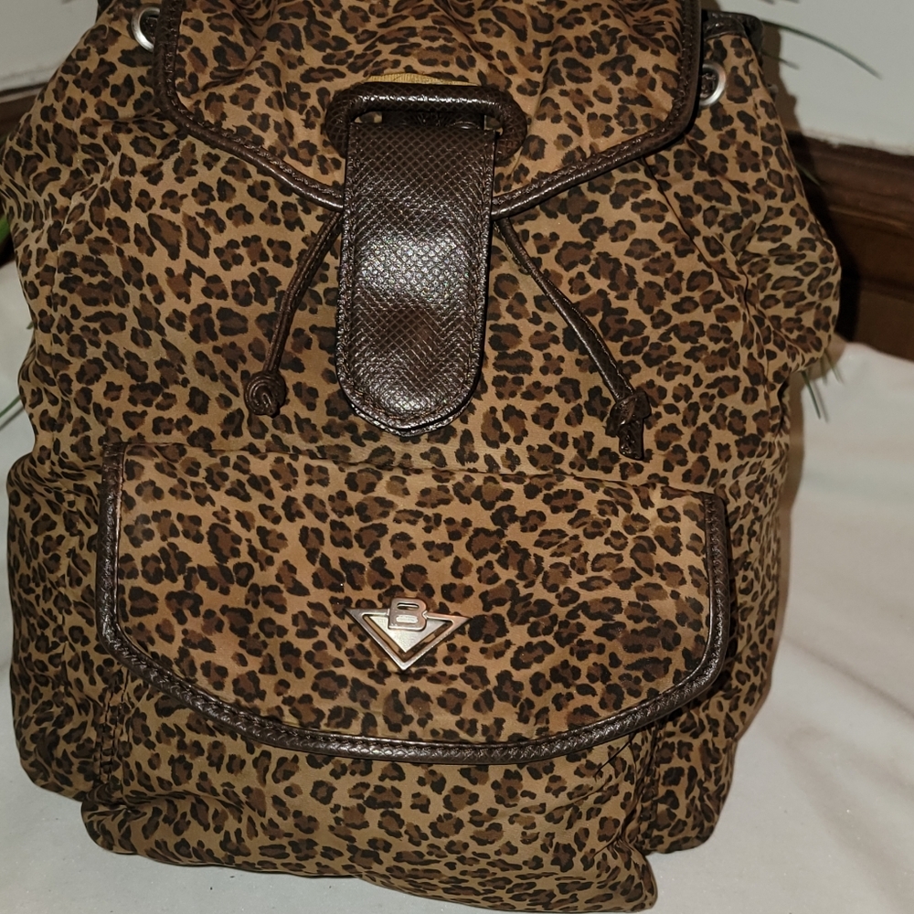 Bottega Veneta Leopard Backpack Mini